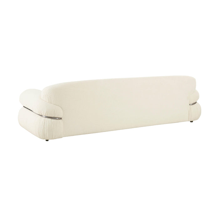 Leyla Cream Boucle Sofa - Home And Beyond