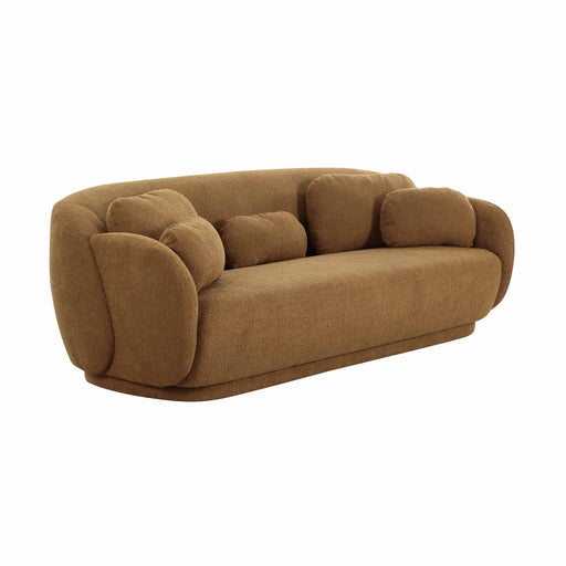 Misty Brown Boucle Sofa - Home And Beyond
