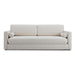 Ryan 91" Cream Upcycled Performance Linen Sofa Bed - Home And Beyond