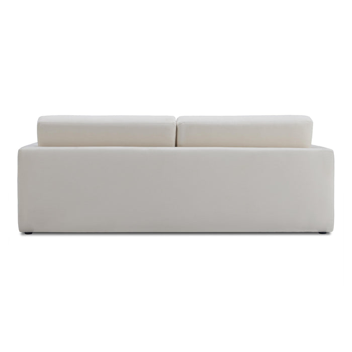 Ryan 91" Cream Upcycled Performance Linen Sofa Bed - Home And Beyond