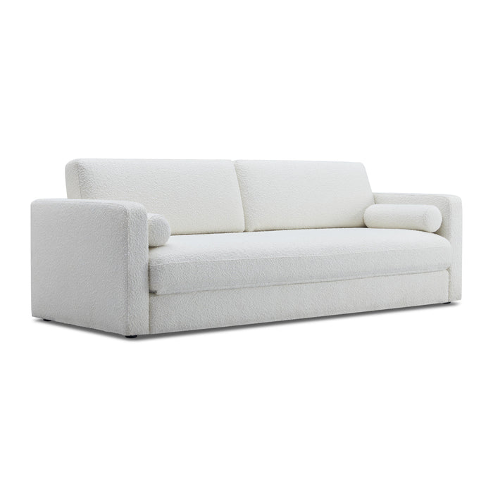 Ryan Cream Boucle Sofa Bed - Home And Beyond
