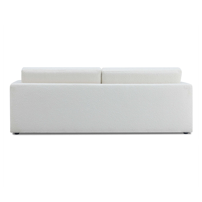 Ryan Cream Boucle Sofa Bed - Home And Beyond