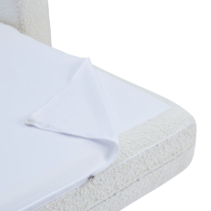 Ryan Cream Boucle Sofa Bed - Home And Beyond