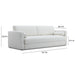 Ryan Cream Boucle Sofa Bed - Home And Beyond