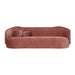 Circe Mauve Textured Velvet Sofa - Home And Beyond