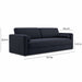 Ryan Black Boucle Sofa Bed - Home And Beyond
