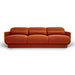 Azalea Rust Orange Velvet Sofa - Home And Beyond