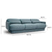 Azalea Powder Blue Velvet Sofa - Home And Beyond