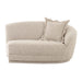 Marion Two-Tone Textured Boucle Loveseat - RAF - Home And Beyond