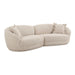 Marion Two-Tone Textured Boucle Sectional - Home And Beyond