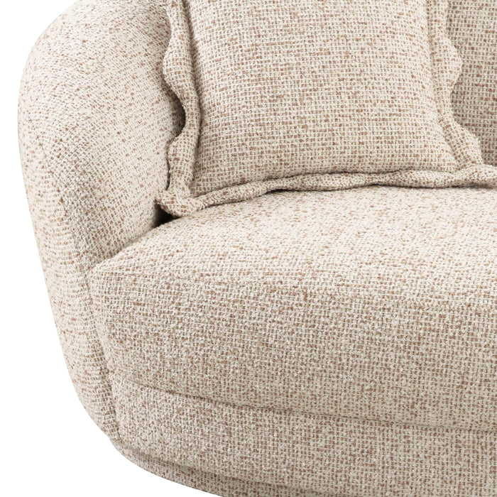 Marion Two-Tone Textured Boucle Sectional - Home And Beyond