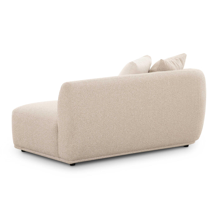 Sylvie Cream Boucle Left Arm 2-Seater Loveseat - Home And Beyond