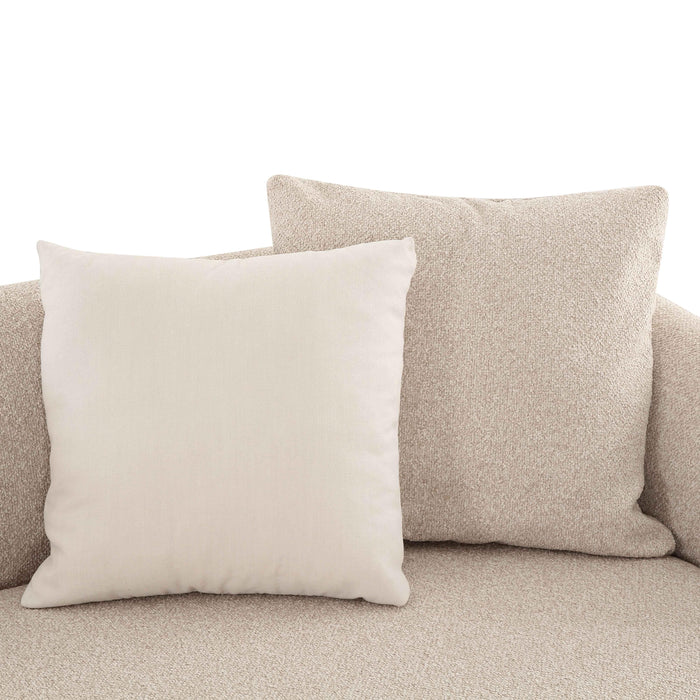 Sylvie Cream Boucle Right Arm 2-Seater Loveseat - Home And Beyond