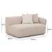 Sylvie Cream Boucle Right Arm 2-Seater Loveseat - Home And Beyond