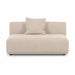 Sylvie Cream Boucle Armless 2-seater - Home And Beyond