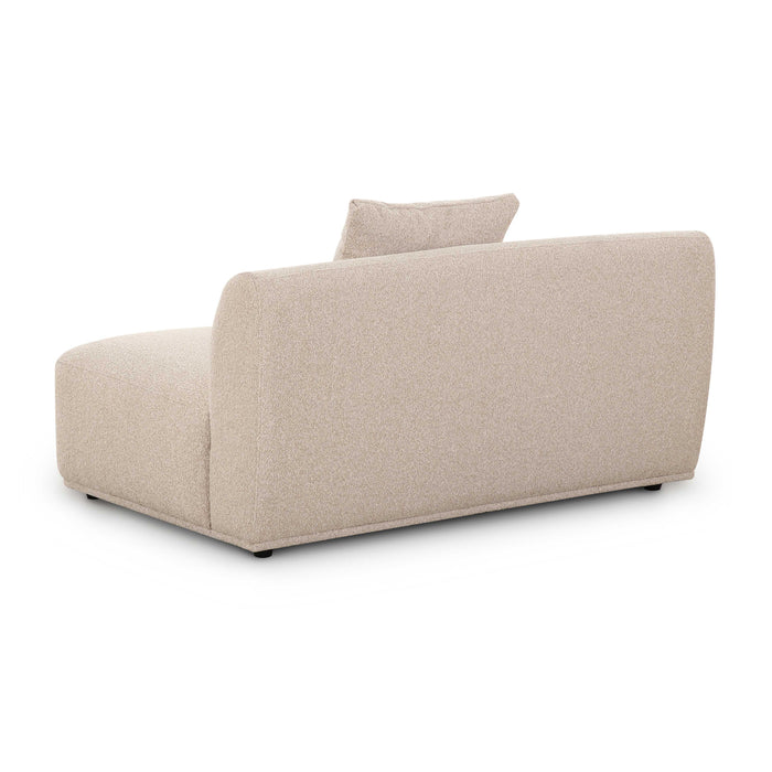 Sylvie Cream Boucle Armless 2-seater - Home And Beyond