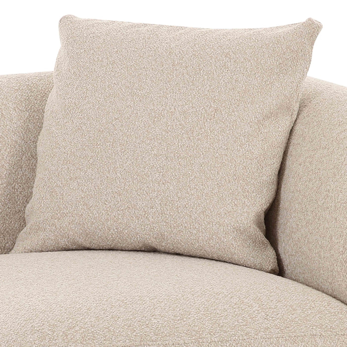 Sylvie Cream Boucle Corner Chair - Home And Beyond