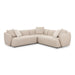 Sylvie Cream Boucle 3-Piece Sectional - Home And Beyond