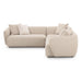 Sylvie Cream Boucle 3-Piece Sectional - Home And Beyond