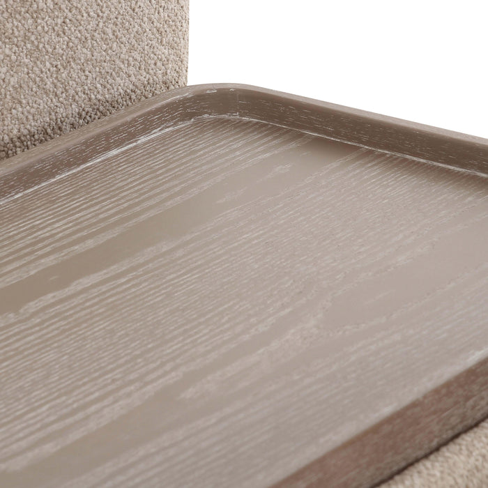 Sylvie Cream Boucle 4-Piece Right Chaise Sectional - Home And Beyond