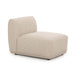 Sylvie Cream Boucle Armless 1-Seater - Home And Beyond