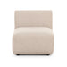 Sylvie Cream Boucle Armless 1-Seater - Home And Beyond