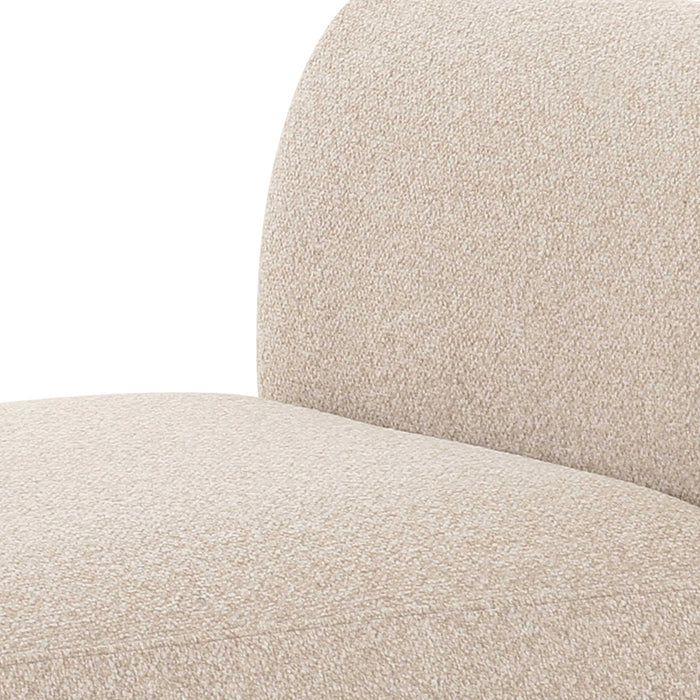 Sylvie Cream Boucle Armless 1-Seater - Home And Beyond