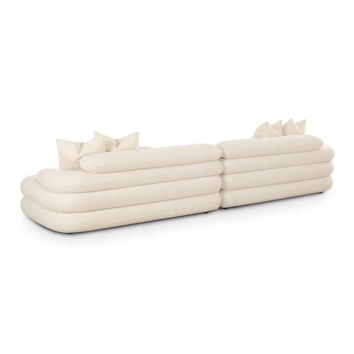 Lulu Cream Boucle Modular Sofa - Home And Beyond