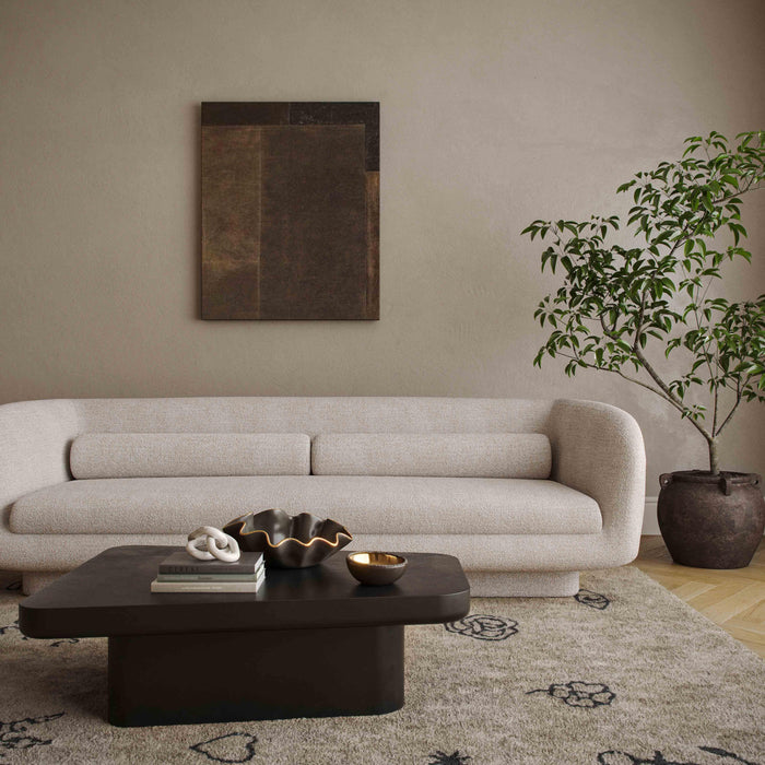 Simone Cream Boucle Sofa - Home And Beyond