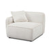 Travie White Sand Performance Corduroy Velvet LAF Corner Chair - Home And Beyond