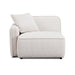Travie White Sand Performance Corduroy Velvet LAF Corner Chair - Home And Beyond