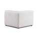 Travie White Sand Performance Corduroy Velvet Corner Chair - Home And Beyond
