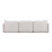 Travie White Sand Performance Corduroy Velvet Modular Sofa - Home And Beyond
