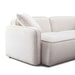 Travie White Sand Performance Corduroy Velvet Modular Sofa - Home And Beyond