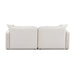 Travie White Sand Performance Corduroy Velvet Modular Loveseat - Home And Beyond