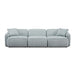 Travie Sea Blue Performance Corduroy Velvet Modular Sofa - Home And Beyond