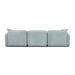Travie Sea Blue Performance Corduroy Velvet Modular Sofa - Home And Beyond