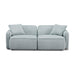 Travie Sea Blue Performance Corduroy Velvet Modular Loveseat - Home And Beyond