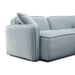 Travie Sea Blue Performance Corduroy Velvet Modular Loveseat - Home And Beyond