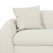 Kourtney 100" Cream Performance Faux Mohair Sofa - Home And Beyond
