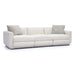 Perry 96" Cream Performance Chenille Modular Sofa - Home And Beyond