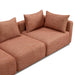 Hangover Sedona Red Textured Fabric Sofa - Home And Beyond
