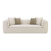 Tristine 96" Cream Contract-Grade Linen Sofa - Home And Beyond