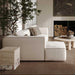Tristine Cream Linen LAF Sectional - Home And Beyond