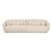 Misty Cream Boucle Modular 4-Seater Sofa - Home And Beyond