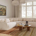 Misty Cream Boucle Modular L-Sectional - Home And Beyond
