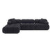 Calliope 4-Piece Performance Vegan Shearling Modular Sectional - Home And Beyond