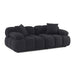 Calliope 79" Performance Vegan Shearling Modular Loveseat - Home And Beyond