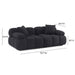 Calliope 79" Performance Vegan Shearling Modular Loveseat - Home And Beyond