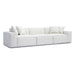 Mindy 115" Performance Chenille Basketweave Modular Sofa - Home And Beyond